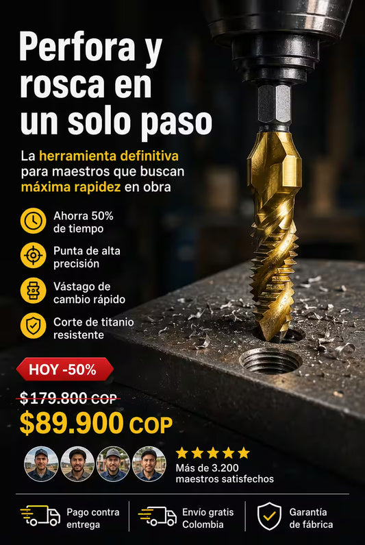 Juego de Broca  Machuelo  x 6 piezas