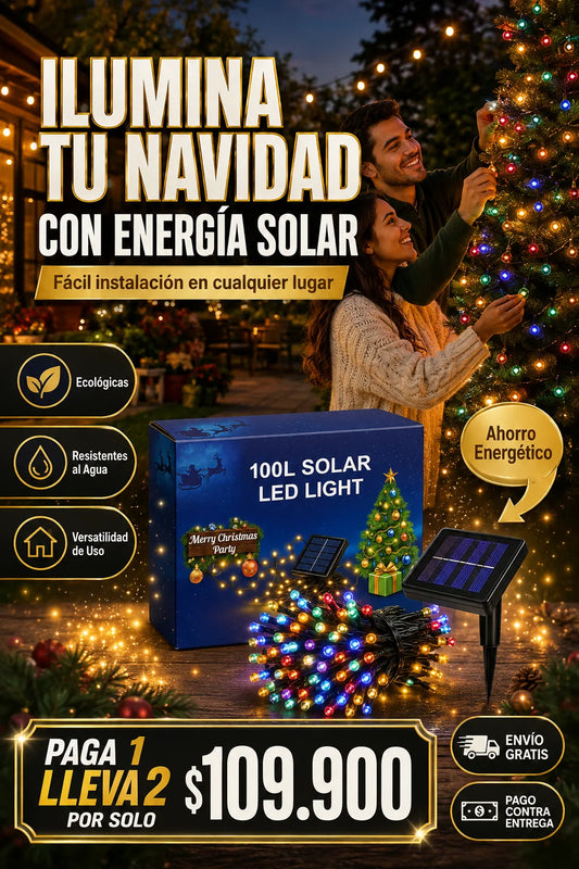 Luces de mavidad solares
